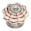 Mascot Hardware Ringed 1-4/7 in. Brown Melon Drawer Cabinet Knob