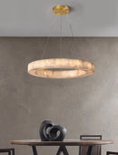 Alabaster Rivage Round Chandelier