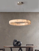 Alabaster Rivage Round Chandelier