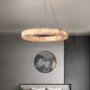 Alabaster Rivage Round Chandelier