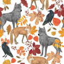 Voguish Forest Animals Wallpaper