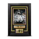 Roberto Clemente Swinging Action Pittsburgh Pirates 8" x 10" Framed Photo with Engraved Autograph