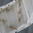 Rectangular Alabaster Round Chandelier