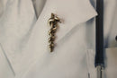 Rod of Asclepius Lapel Pin