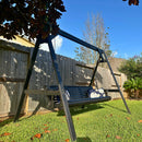 Amish Casual Heavy Duty Roll Back Swing with A-Frame Stand