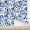 Peel and Stick Wallpaper - Summer House / Navy