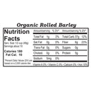 Organic Rolled Barley | Pack of 2 | 1 lb | Non-GMO | Shipping Included | Grain Place Foods