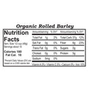 Organic Rolled Barley | 25 lb | Non-GMO | Grain Place Foods