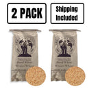 Organic Rolled Hard White Winter Wheat | Pack of 2 | 25 lb | Non-GMO | Shipping Included | Grain Place Foods