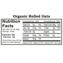 Organic Rolled Oats | 25 lb | Non-GMO | Grain Place Foods