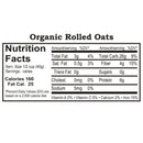 Organic Rolled Oats | 25 lb | Non-GMO | Shipping Included | Grain Place Foods