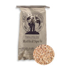 Organic Rolled Spelt | Pack of 2 | 25 lb | Non-GMO | Shipping Included | Grain Place Foods