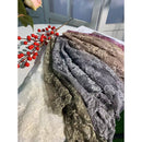 Romance Novel Heroine Blossom Embroidered Floral Lace Small Shawl Scarf or Shrug
