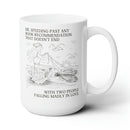 Romance Novel Mug | 15 oz. Silly Bookish Coffee Mug for Romance Reader