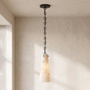 Romilly Alabaster Chain Chandelier