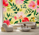 Yellow Floral Wallpaper