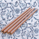 Extra Tall Rose Glow Taper Candle, 1 Case of 48 Packs (4 Candles per Pack)