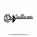 Rose Name Monogram