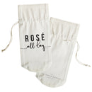 Rosé All Day Canvas Wine Bag