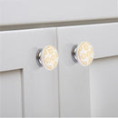 Mascot Hardware Rosette 1-3/5 in. Yellow Flat Drawer Cabinet Knob