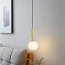 Round Bosso Alabaster Pendant Lamp