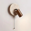 Round Miadi Travertine Wall Lamp