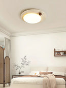 Round Travertine Luno Arte Ceiling Light