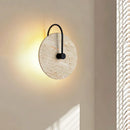 Round Travertine Wall Lamp