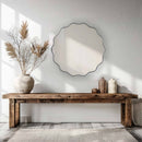 Round Wavy Mirrors - Brass Squiggly Mirror