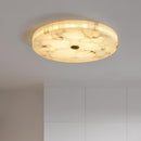 Round Mosaic Alabaster Ceiling Lamp
