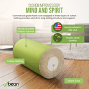 Hemp Yoga Bolster Rectangle Round Pranayama - Professional Studio Quality