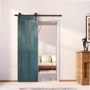 Finished & Unassembled Single Barn Door with Non-Bypass Installation Hardware Kit ( H Design )