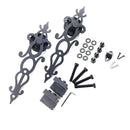 Non-Bypass Sliding Barn Door Hardware Kit - Royal Design Roller