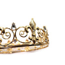 Royalty is Earned Unisex Circular Crown in Gold or Silver | Royalty Crown or Photo Prop Hair Accessory
