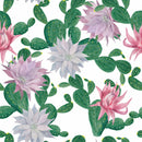 Contemporary Cactus flowers Wallpaper Fashionable