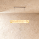 Teva Rectangular Alabaster Chandelier