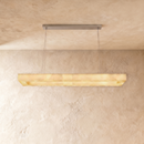 Teva Rectangular Alabaster Chandelier