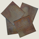 Corrugated Patina Samples - 4"x6"