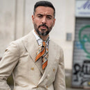 Carrara - Silk Neckerchief - Terracotta