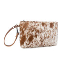 White & Brown Hairon Pouch