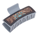 Turquoise Trails Hair Comb Clip