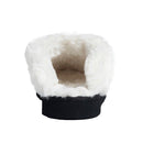 Myra Alamosa Shadow Fur-Lined Hairon Leather Slippers for Women â€“ Winter Indoor Comfort, Soft Sole, Western Style
