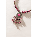 Luxi Concho Necklace In Pink
