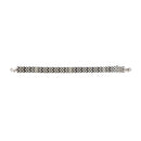 Geometric Vista Accessory Strap In Black and White