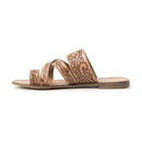 Delia Ridge Sandals In Brown