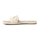 Running Pony Sandals In Brown & White Hairon
