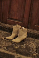 Crystal Creek Booties In Off White