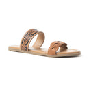 Diamond Ridge Sandals In Black and Brown