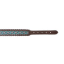 Freedom Trail Dog Collar In Black & Turquoise