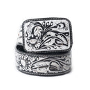 Desert Silver Moon Women's Belt In Black